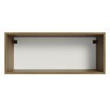 Alacena Multiuso 80cm 1 Puerta Puerta Rebatible Marrón/Negro Agata Madesa
