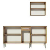 Combo de Cocina 169cm Emilly Free Madesa 01 - Marrón