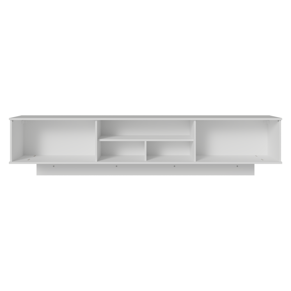 Rack Flotante para TV hasta 80 Pulgadas 218 cm 2 Puertas Blanco Vik Madesa