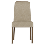 Juego de Comedor con Vidrio Sobrepuesto 4 Sillas Marrón/Imperial Todi Madesa