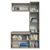 Vanitory, 120 cm, 5 puertas, Crema Nice 02