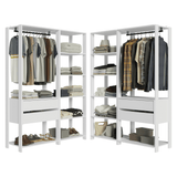 Placard Modulado 258 cm 4 Cajones Valencia Blanco 04