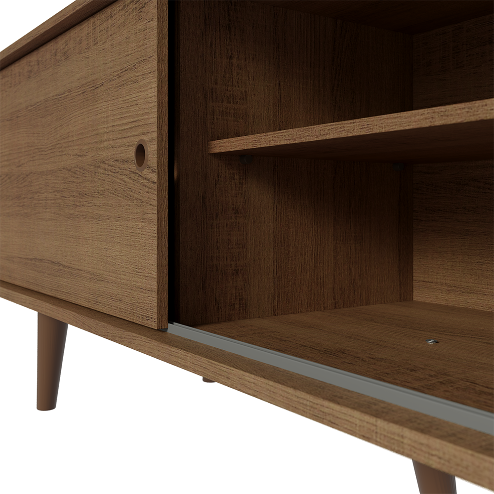 Rack para TV hasta 80 pulgadas 160 cm Con Patas Torino Marrón