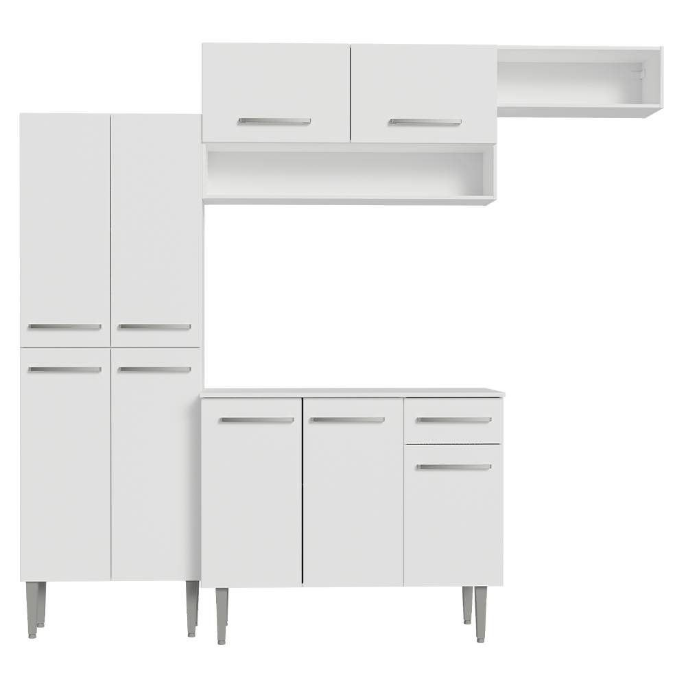 Combo completo de Cocina 229cm Blanco Emilly 18