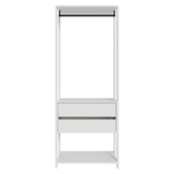 Placard Abierto Madesa Valencia 2 Cajones 0.70 m x 1.80 m Blanco