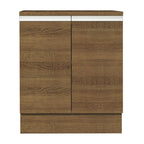 Bajo Mesada 70 x 60 cm 2 Puertas (Con Mesada) Marrón Glamy Madesa