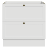 Bajo Mesada de Cocina 80 x 60 cm 2 Cajones (Sin Mesada) Blanco Vik Madesa