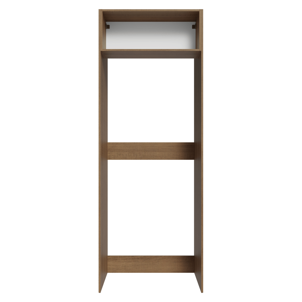 Mueble para Heladera 1 Puerta Rebatible Marrón/Gris Vik Madesa