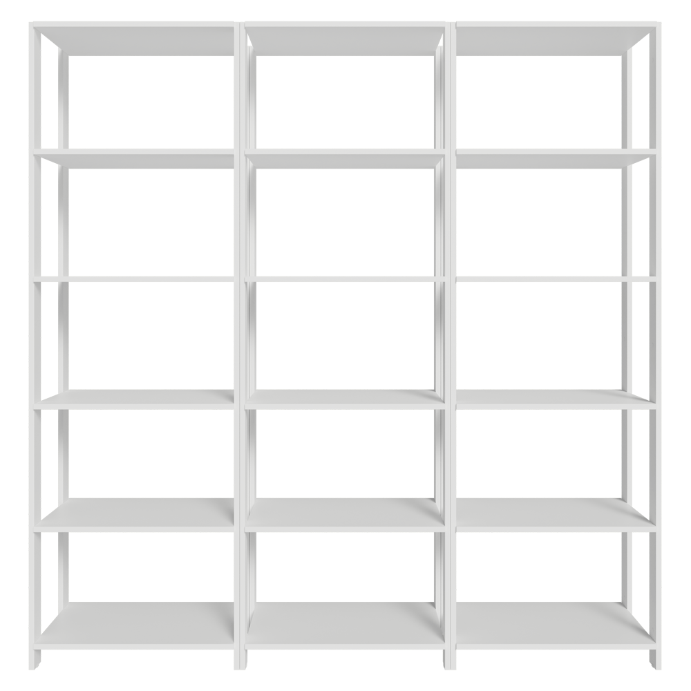 Estante Mueble Multiuso para Livros 177 cm Blanco Madesa