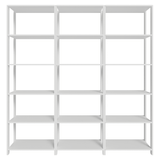 Estante Mueble Multiuso para Livros 177 cm Blanco Madesa