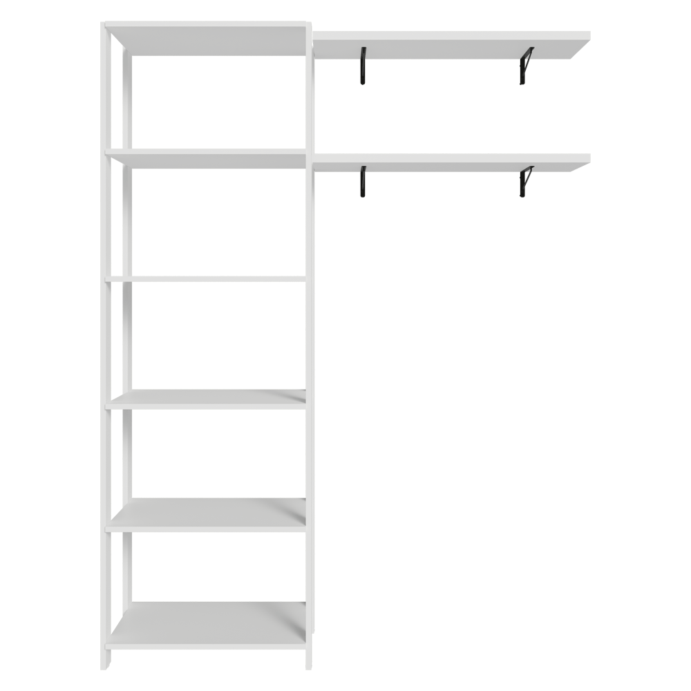 Estante con Repisas para Lavadero 139 cm Blanco