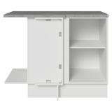 Bajo Mesada Esquinero 102 x 64 cm 1 Puerta (Con Mesada) Blanco Agata Madesa