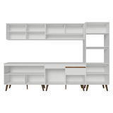 Mueble de Cocina Completa Pieta 310 cm 11 Puertas 1 Cajón (Con Mesada) Blanco 02 Madesa