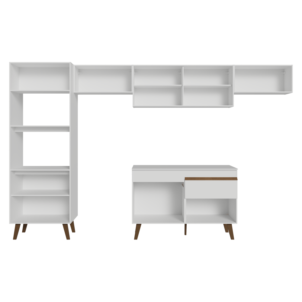 Combo completo de Cocina 330 cm Blanco Pieta Madesa