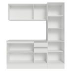 Cocina Compacta 170 cm 100% MDF Blanco Smart Madesa