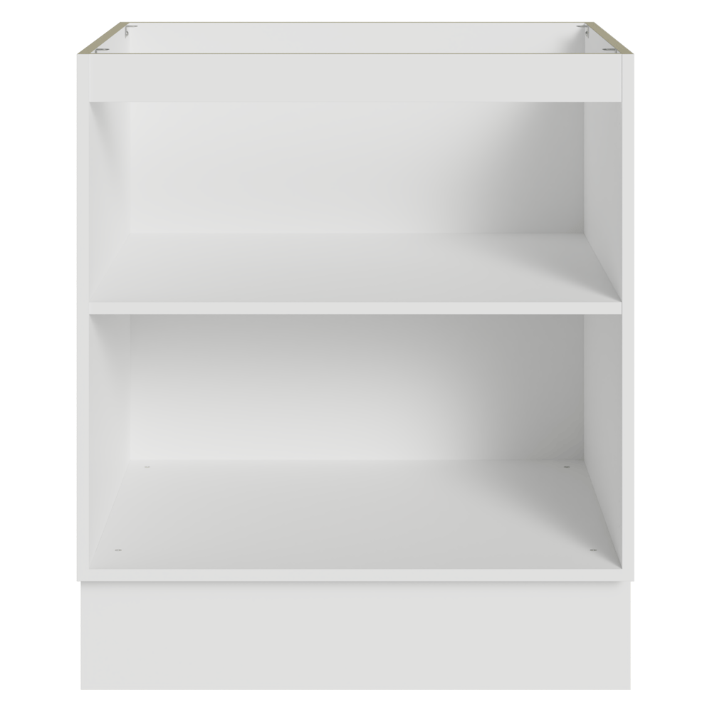 Bajo Mesada 70 cm 2 Puertas Sin Mesada Blanco Agata Madesa