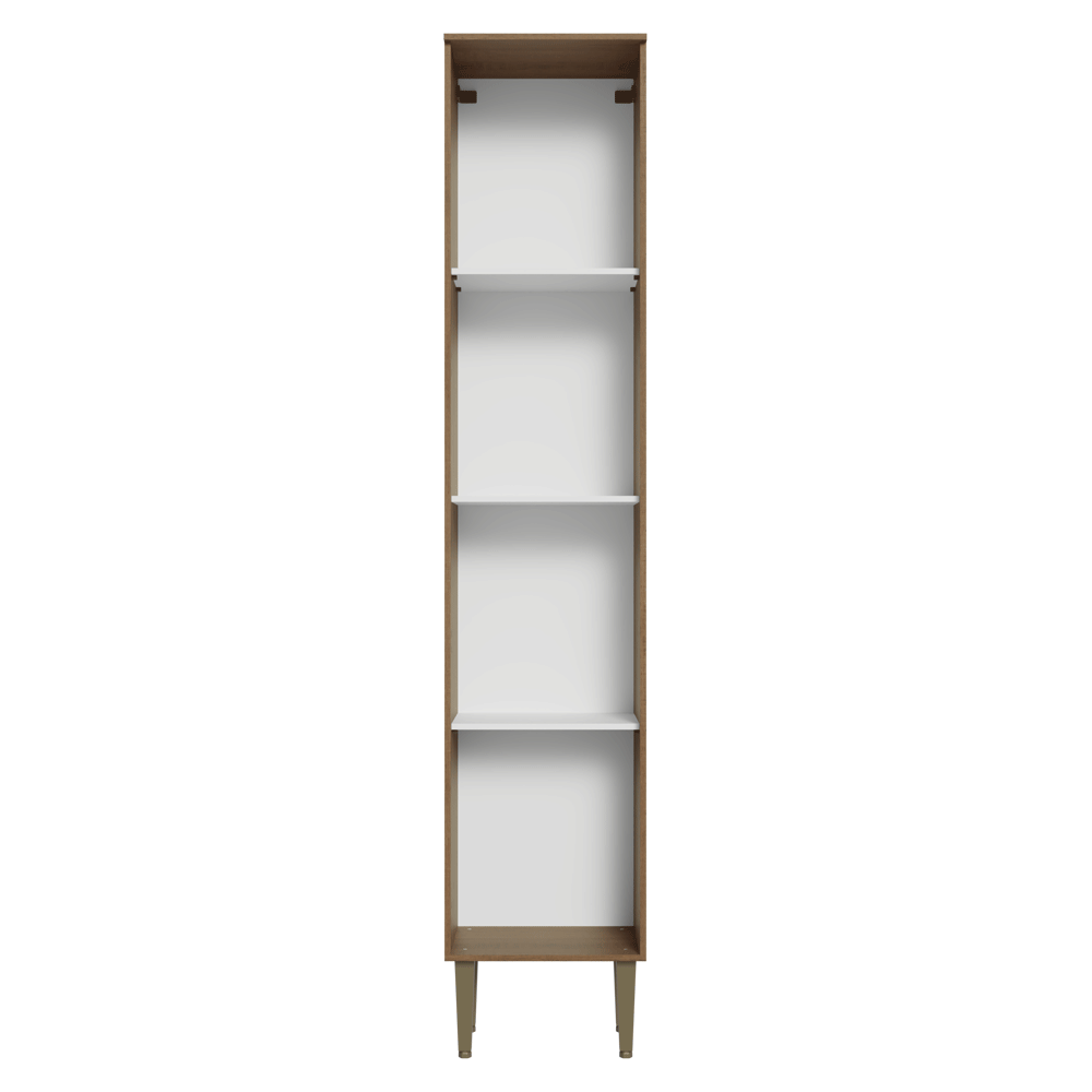 Despensero 40 cm 1 Puerta Marrón/Blanco Lille Madesa
