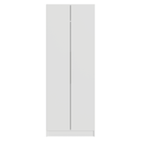 Placard Modular con 2 Puertas, 4 Estantes y 1 Barra para Colgar, Blanco Neo