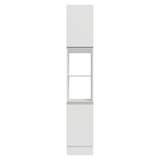 Despensero 40 cm 2 Puertas e 2 Nichos Blanco Glamy Madesa