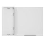 Alacena esquinera para dormitorio 1 Puerta Blanco Neo