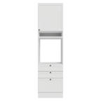 Mueble de cocina para Horno o Microondas 60 x 60 cm 1 Puerta y 3 Cajones Blanco Vik Madesa
