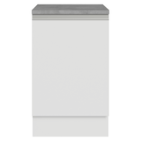 Bajo Mesada 50cm 1 puerta Blanco Glamy Madesa
