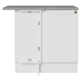 Bajo Mesada esquinero 1 Puerta Blanco Vik Madesa