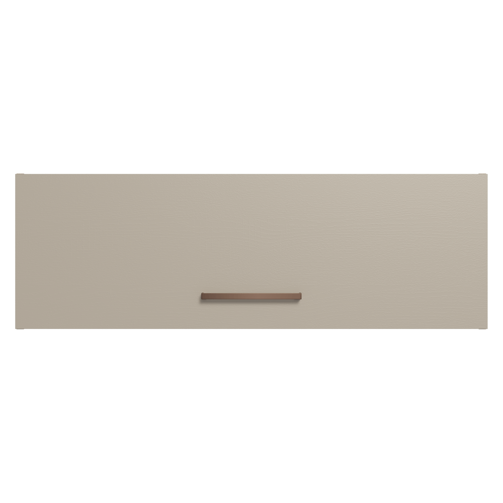 Alacena 100 cm 1 Puerta Rebatible Marrón/Crema Agata Madesa