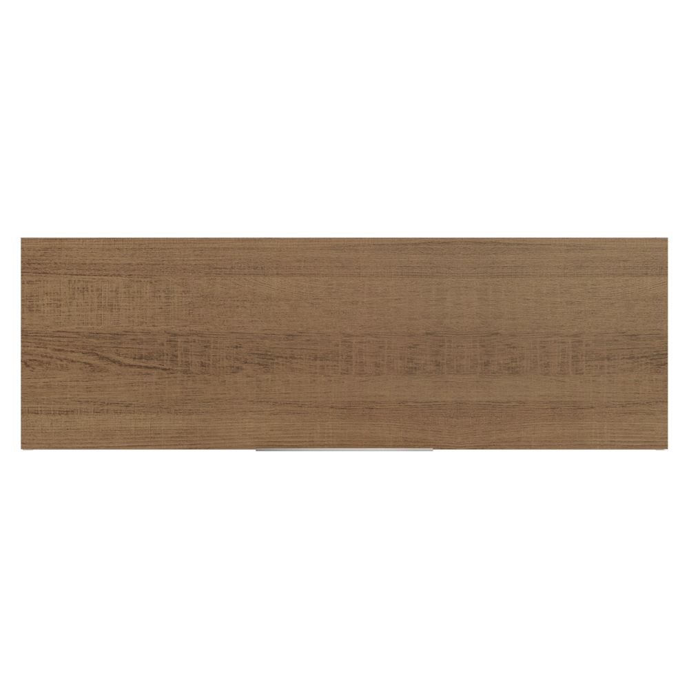 Alacena 100 cm 1 Puerta Rebatible Blanco/Marrón Stella Madesa