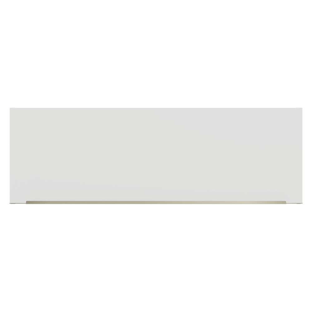 Alacena 100 cm 1 Puerta Rebatible aterciopelado Blanco Lux Madesa