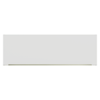 Alacena 100 cm 1 Puerta Rebatible aterciopelado Blanco Lux Madesa