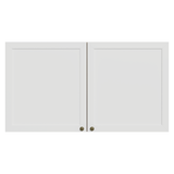 Alacena 120 cm 2 Puertas Marrón/Blanco Vik Madesa