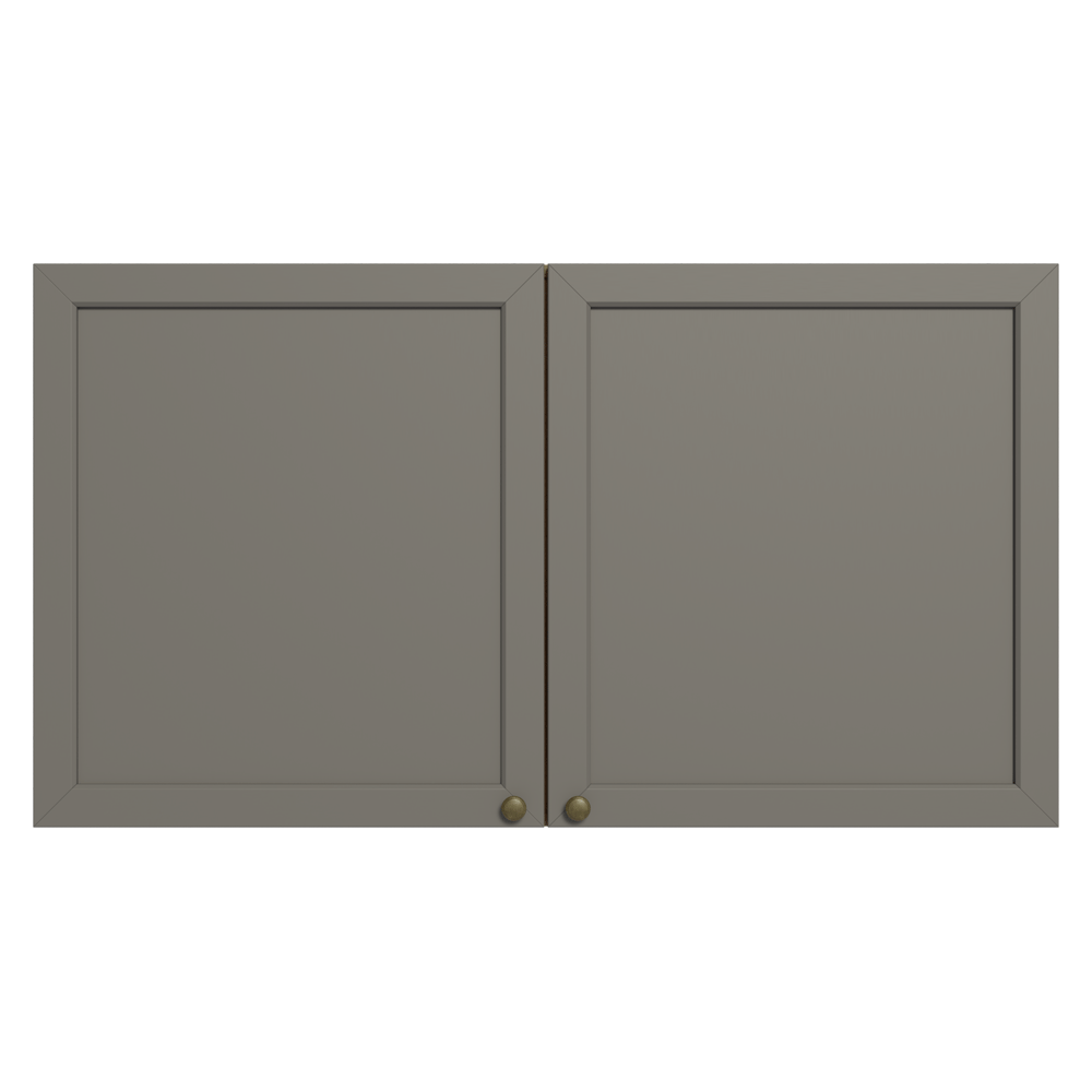 Alacena 120 cm 2 Puertas Marrón/Gris Vik Madesa
