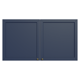 Alacena 120 cm 2 Puertas Blanco/Azul Vik Madesa
