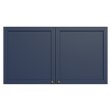 Alacena 120 cm 2 Puertas Blanco/Azul Vik Madesa