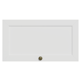 Alacena 60 cm 1 Puerta Puerta Rebatible Marrón/Blanco Vik Madesa