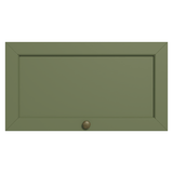 Alacena 60 cm 1 Puerta Puerta Rebatible Blanco/Verde Vik Madesa
