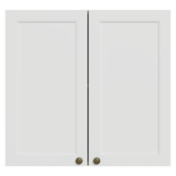 Alacena 70 cm 2 Puertas Marrón/Blanco Vik Madesa