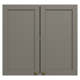 Alacena 70 cm 2 Puertas Blanco/Gris Vik Madesa