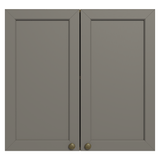 Alacena 70 cm 2 Puertas Marrón/Gris Vik Madesa