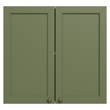 Alacena 70 cm 2 Puertas Blanco/Verde Vik Madesa