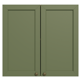 Alacena 70 cm 2 Puertas Marrón/Verde Vik Madesa