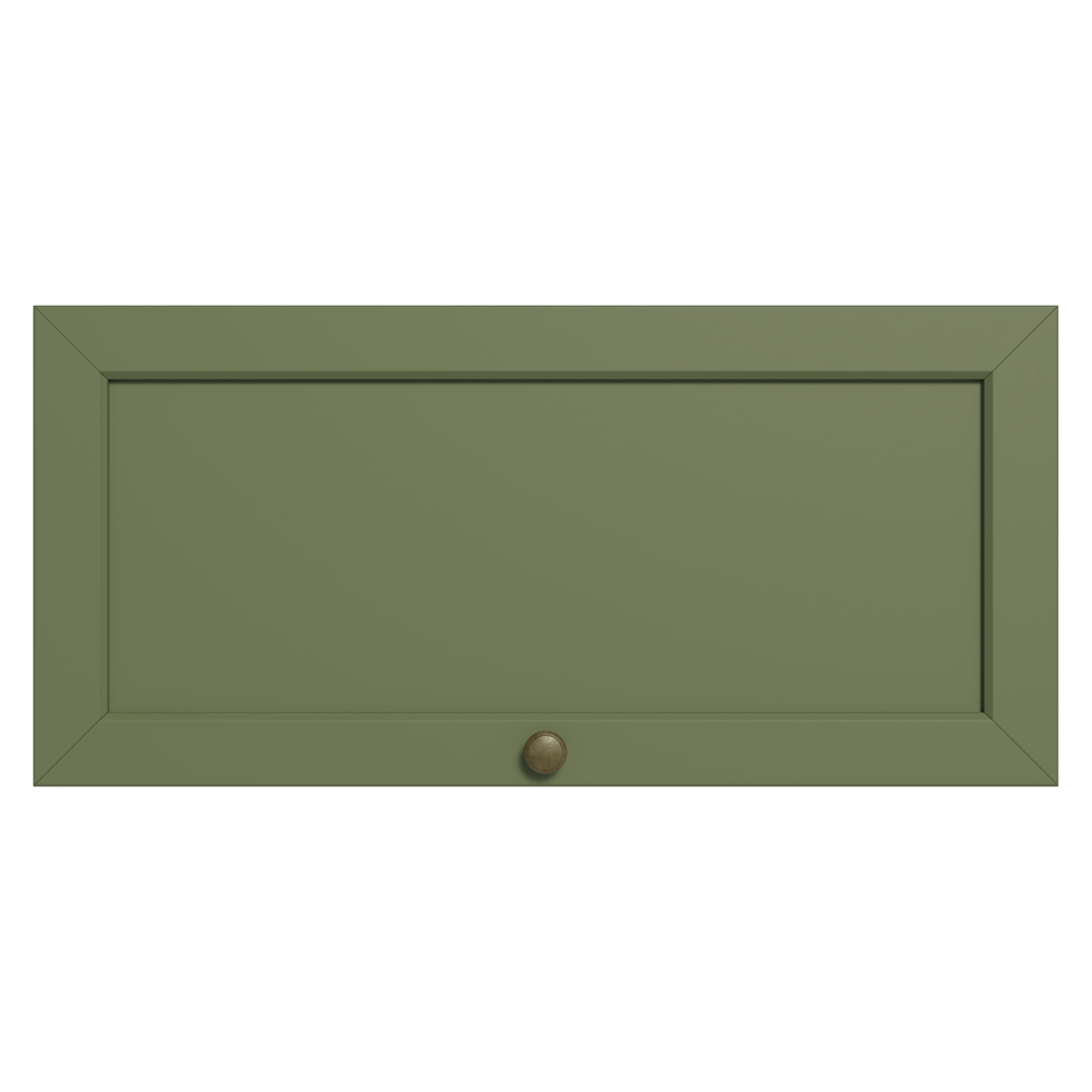 Alacena 70 cm 1 Puerta Puerta Rebatible Blanco/Verde Vik Madesa