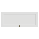 Alacena 80 cm 1 Puerta Puerta Rebatible Marrón/Blanco Vik Madesa