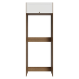 Mueble para Heladera 1 Puerta Rebatible Marrón/Blanco Vik Madesa