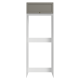 Mueble para Heladera 1 Puerta Rebatible Blanco/Gris Vik Madesa