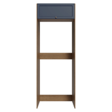 Mueble para Heladera 1 Puerta Rebatible Marrón/Azul Vik Madesa