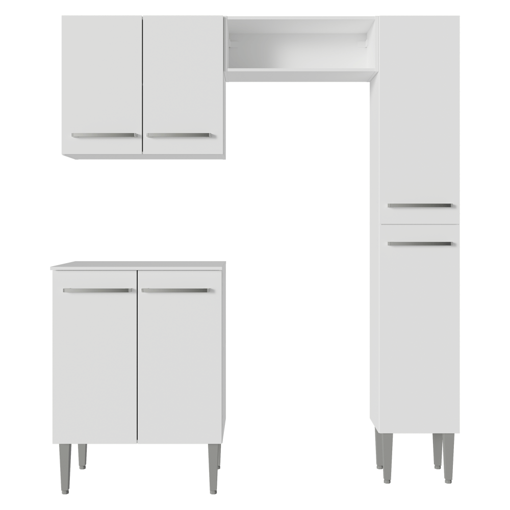 Cocina Compacta 156 cm Emilly Blanco 02
