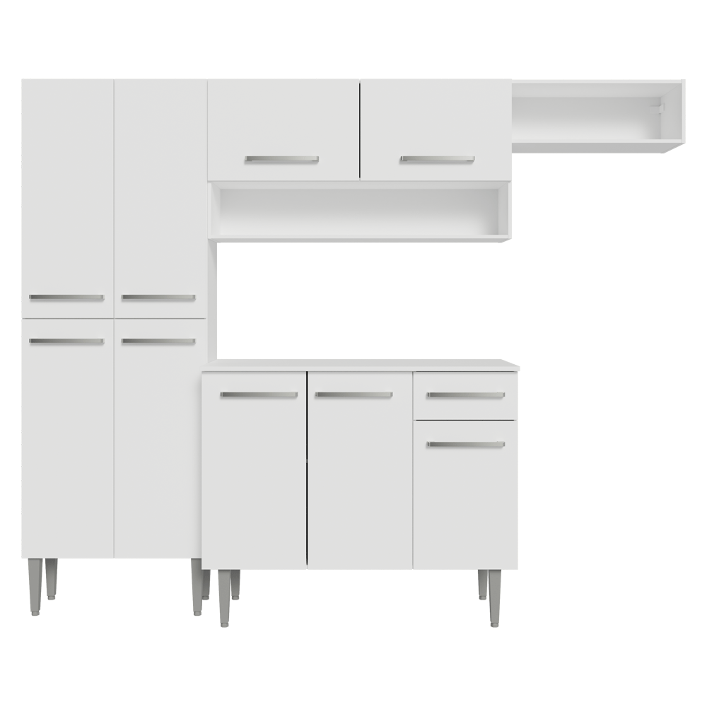 Cocina Compacta 229 cm Emilly Blanco 016