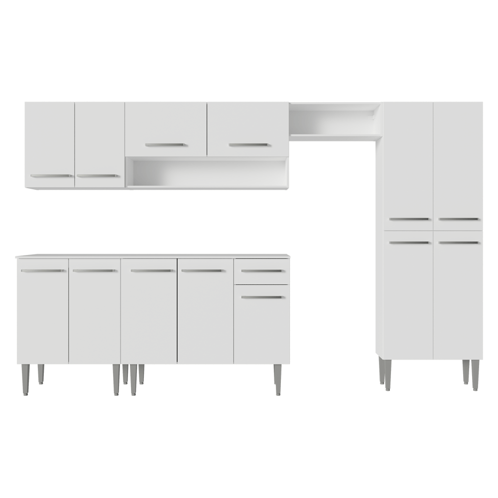 Cocina Compacta 293 cm Emilly Blanco 011